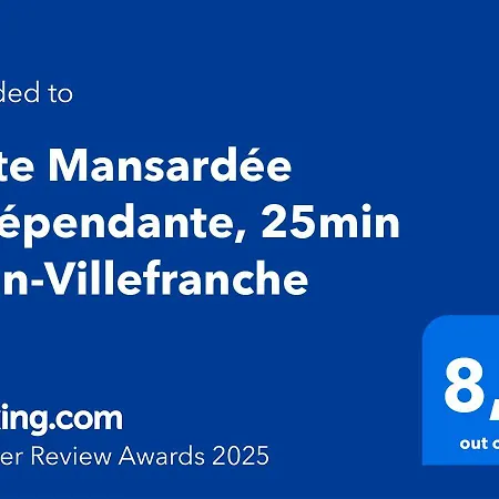 Mansardee Independante, 25min Lyon-villefranche Apartment *